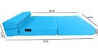 Lounger Folding Foam Mattress  Convertible Sleeper Sofa Beds 6x48x80 Turquoise