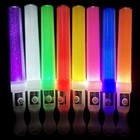 M best 24x 10  Led Glow Sticks Party Pack - 8 Colors  3 Modes  Batteries Inc 