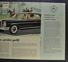 1961 Mercedes Benz 220se Coupe Brochure Sheet Excellent Original 61