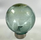 Vintage 3 5  Marked Hand Blown Japanese Glass Fishing Floats Buoy Ball Net Marks