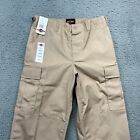 Tru-spec Tactical Bdu Pants Mens Medium Adjustable Khaki Ripstop Canvas Cargo
