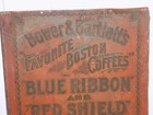 Vintage Bower   Bartlett   s Favorite Boston Coffees Tin Sign