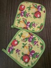 Mid Century Vintage Fruit Pot Holders Set Of 2 Excellent Condition Retro Kitchen