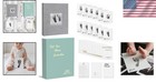 Baby Inkless Milestone Cards Hand Casting Kit Ink Print Hand And Footprint Ki   