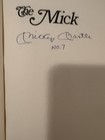 Mickey Mantle No  7 Autographed The Mick Book Coa Signed 1st Edition Hardcover 