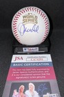 Joe Maddon Signed Auto 2016 World Series Baseball Chicago Cubs W  Coa Jsa