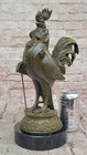 Milo Rooster In Tuxedo Bronze Sculpture Statue Farm Animal Decor Hand Made Decor