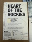 4 Vintage National Geographic Mount Everest Rockies Mountain Range Fold Out Maps