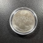 2001 Pok  mon Silver Lugia Metal Coin Vintage Nintendo Collectible Coin