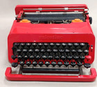 Olivetti Valentine Red Typewriter Retro Vintage Antique Untested From Japan
