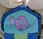 Kidsline Crib Nursery Diaper Stacker Sea Creatures Fish Blue Green