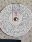 Vintage Circular Concise No  28n Slide Rule   Case   Manual Euc
