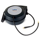 Eastwood 50ft Plastic Retractable Air Hose Reel Tool With Hybrid Flex Polymer   