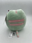 Pusheen The Cat 6 5    Plush   Mint Green With Purple Heart- Brand New With Tags