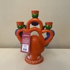 Target Day Of The Dead Candle Holder Candelabra Colorful Ceramic Floral Skull