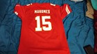Nike Nfl Kansas City Chiefs Patrick Mahomes  15 Men   s Jersey L Red white yellow