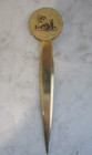 Vintage The Mint Las Vegas Hotel Casino Souvenir Letter Opener Gold Metal Mcm