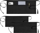 Server Apron  Waitress Apron With 3 Pockets  Short Aprons For Women With Pock   