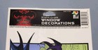 Vintage  1997 Batman   Robin Static Cling Window Decorations