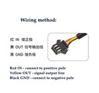 Yf-b2 G1 2  Hall Effect Water Flow Sensor Switch Flowmeter Fluid Meter 1-25l min