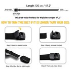 Men s Plastic Cam Buckle Nylon Canvas Tactical Waistband Webbing Military Belt