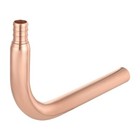 10 Pcs Efield 6-inch 1 2  Pex Crimp Connection Copper Stub Out Elbow  Lead Free