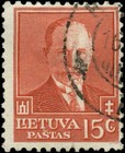 Lithuania Scott  283 -  285 Complete Set Of 3 Used