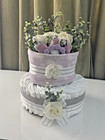 Diaper Bouquet Socks Roses  Cake Sets Baby Shower Decoration Gifts Gender Reveal