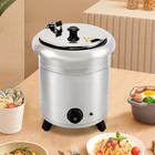 Electric Countertop Soup Warmer  400w For Buffets And Restaurants