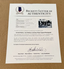 Nicklaus-palmer-player Signed 11x14 Vintage Photo Beckett Coa Full Letter