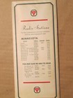 Conoco Road Map Of Minnesota 1934