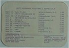 1977 Furman Paladins Football Pocket Schedule