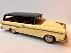 Bandai 1957 Ford Fairlane Station Wagon Car Tin Friction Toy Japan