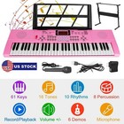 61-key Digital Piano Keyboard Electronic Musical Instrument Educational W  Stand