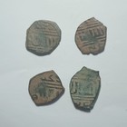 1  one  Random - Islamic Mamluk - Barquq 1390-1399 Ad  Ae Fals Lion Chalice Type