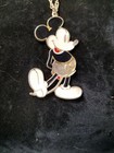 Vintage Walt Disney Productions Necklace With 3  Mickey Mouse Pendant 