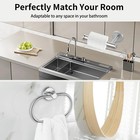 Toilet Paper Holder towel Ring  Brushed Nickel Bathroom Hardware Accessories    