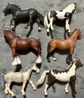  5 Schleich Horse Model Lot Of 6 Figurines Free Shipping