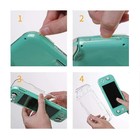 Nintendo Switch Lite Crystal Clear Hard Shell Protective Case Anti Slip Cover