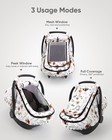 Car Seat Cover Baby Girls  Infant Car Seat Canopy Outdoor  2 Layers With Mesh