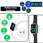 2 Pack Usb-c Magnetic Charger Cable Dock For Apple Watch 2 3 4 5 6 se 7 8 9 10