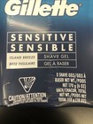 New Gillette Series Sensitive Sensible Shave Gel Island Breeze - 3 Pack
