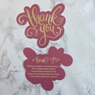 100 Pack Thank You Cards With Shape Design For All Occassions  3 5  X 2 5 