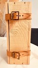 The Macallan 25 Year Old Single Malt Scotch Whisky Empty Wood Box Leather Straps