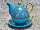 Disney Aladdin Tea For One Teapot   Cup Saucer A Whole New World Genie Lamp