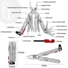 Bibury Multitool Pliers Bi2038b  22-in-1 Stainless Steel Multi Tool With Flin   