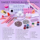 Beginners Nail Kit Acrylic Set  Professional Ultra-fine Multicolor 