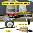 8 Pack 2ft E Track Trailer Tie Down Rail Kit Heavy Duty Thickened Steel