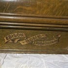 Edison Phonograph Home Phonograph W Wooden Case Cylinder Record Player