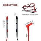 Klein And Fluke Multimeter Test Leads Set Right Angle Probes Alligator Clips
